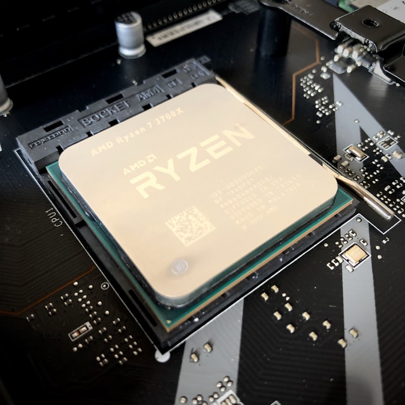 CPU installation on motherboard